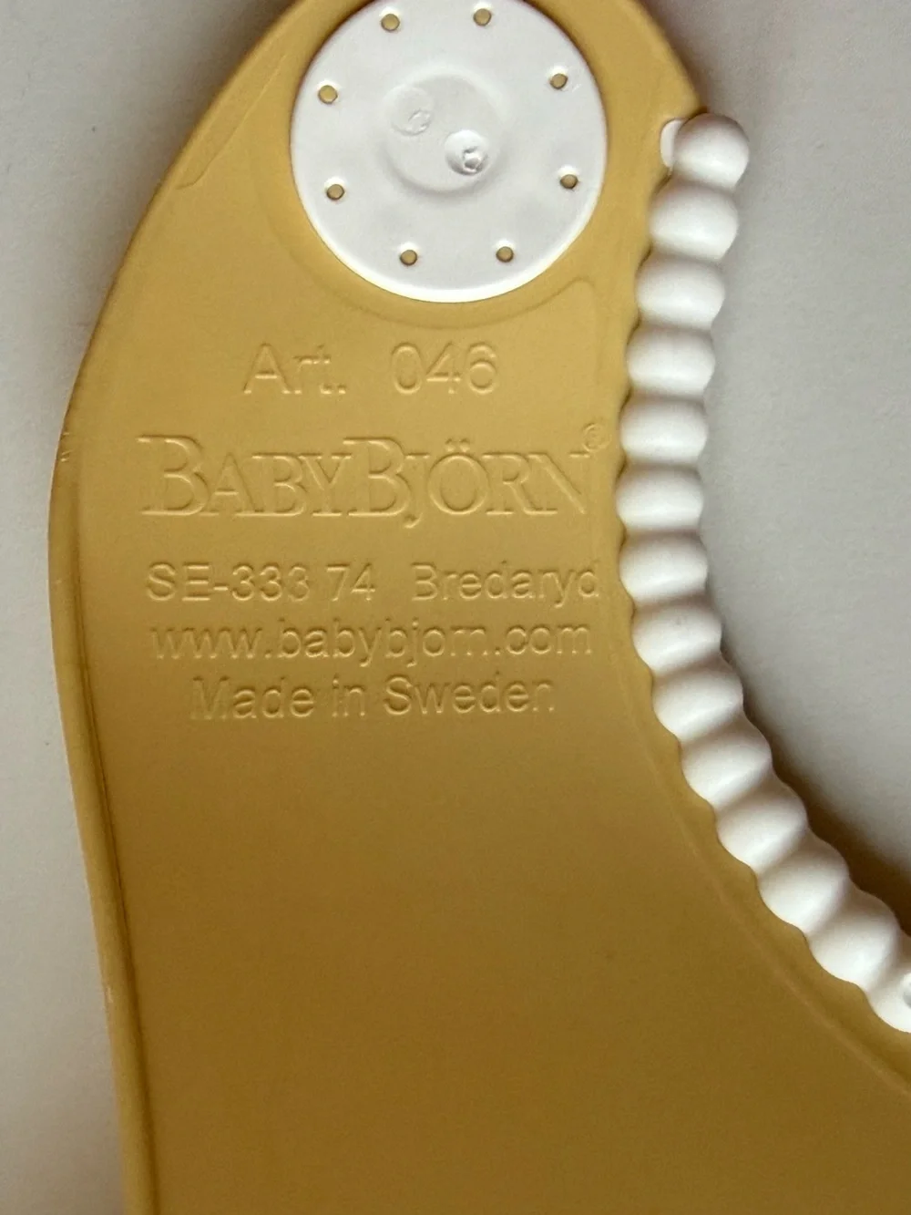 Set of 2 BabyBjorn Feeding Bibs - Blue & Yellow